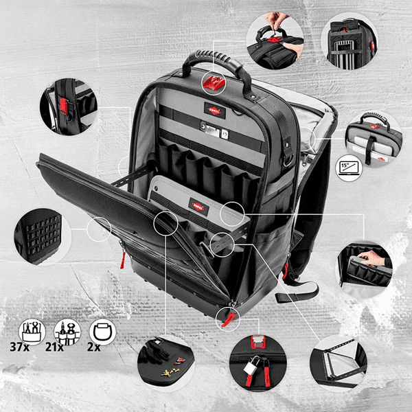 Mochila de Herramientas Modula X18 KNIPEX 002150LE