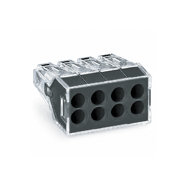 Conector de Empalme 8 vías 24A 12-18 AWG WAGO 773-108
