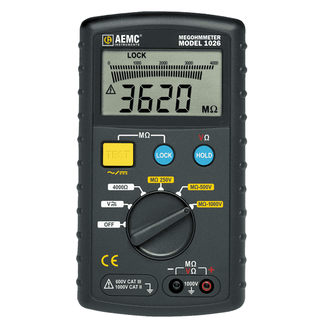 Megóhmetro AEMC 1026-2KIT