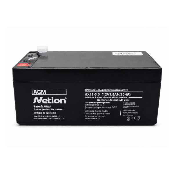 Batería Seca 12V 3.5Ah VLRA Netion ES3.5-12NET