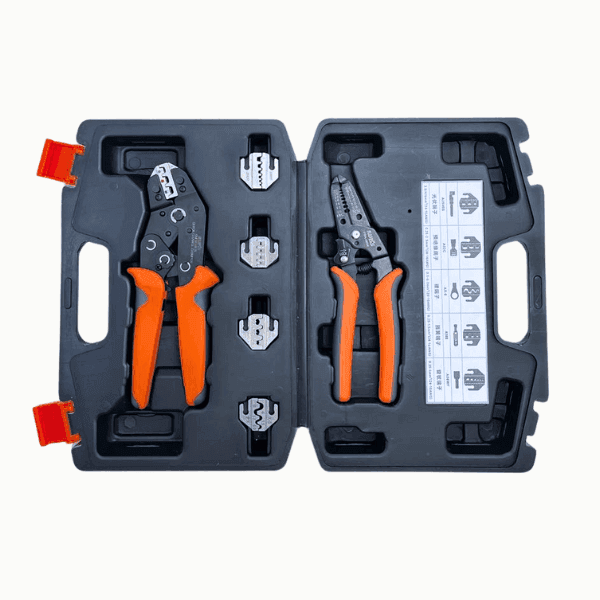 Kit De Ponchadora Con 5 Dados Intercambiables Aislada, Solar Y No Aislada Con Pelacable 22-10Awg SNQCKITWC