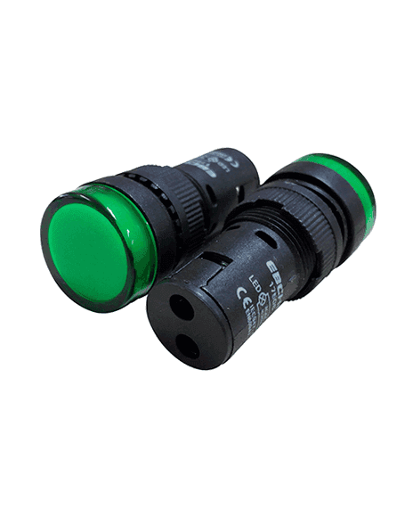 Indicador Tipo Led Verde De 16 mm 17506