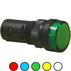 Indicador Tipo Led Verde De 16 mm 17516