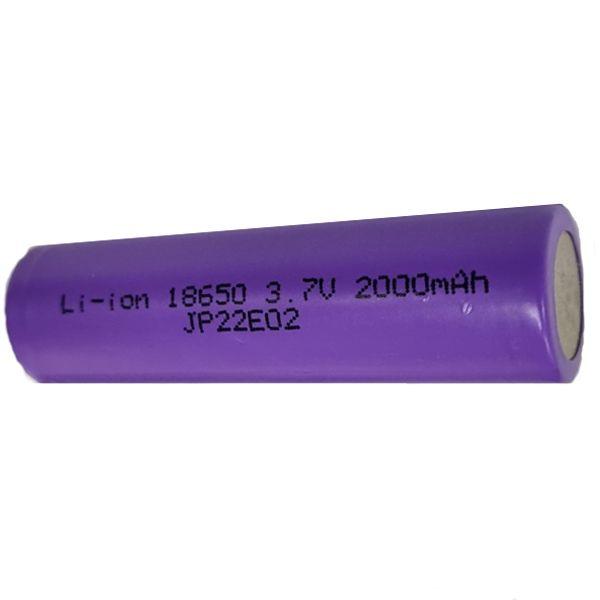 Batería Recargable De Li-Ion De 3.7V 2000mAh 18650