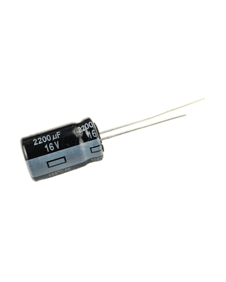 Condensador Electrolítico De 2200µF 16V 2200/16