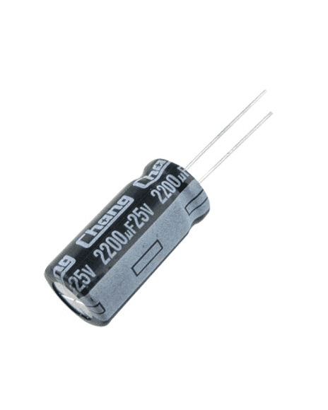 Condensador Electrolítico De 2200µF 25V 2200/25