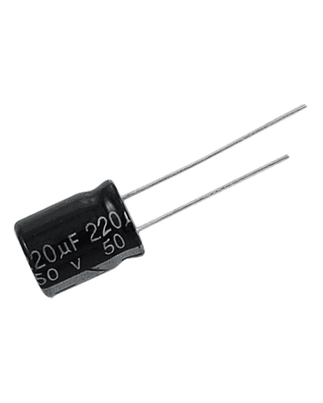 Condensador Electrolítico De 220µF 50V 220/50