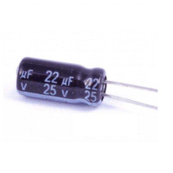 Condensador Electrolítico De 22µF 100V 22/100