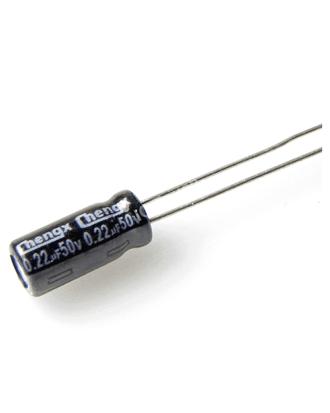 Condensador Electrolítico De 0.22µf a 50V .22/50