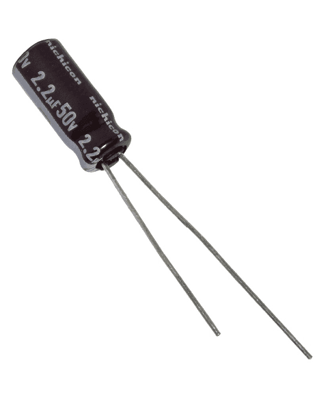 Condensador Electrolítico De 2.2µF 50V 2.2/50