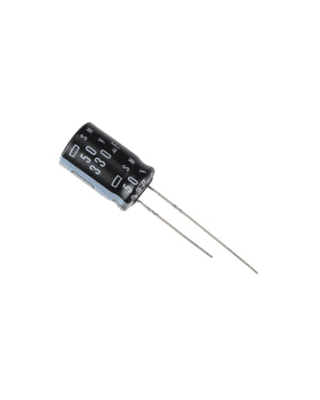 Condensador Electrolítico De 330µF/50V 330/50