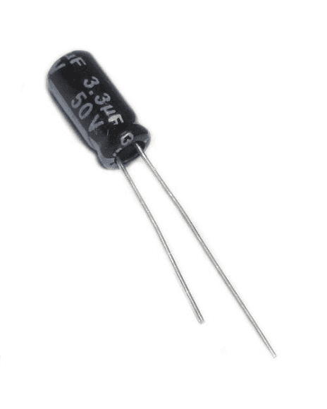 Condensador Electrolítico De 3.3µF 50V 3.3/50