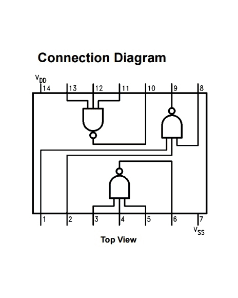 Circuito Integrado Encapsulado DIP Cmos 4023