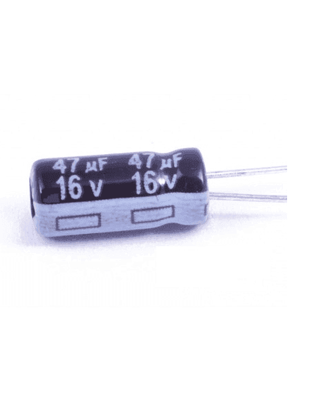 Condensador Electrolítico De 47µF 16V 47/16