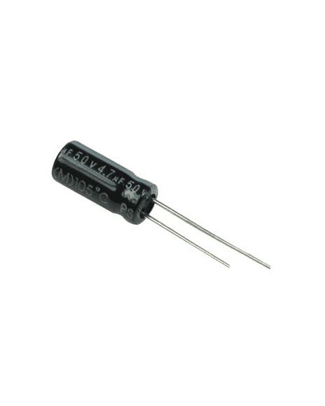 Condensador Electrolítico De 4.7µF 50V 4.7/50