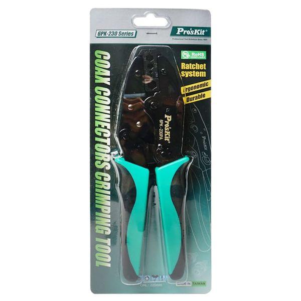 Ponchadora para Conectores Coaxiales Proskit 6PK230PA 
