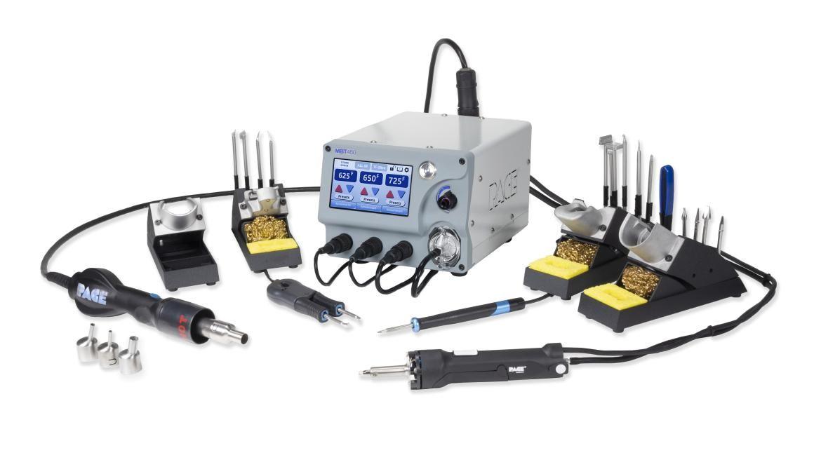 Estación de Soldadura con 4 Piezas de Mano PACE MBT450