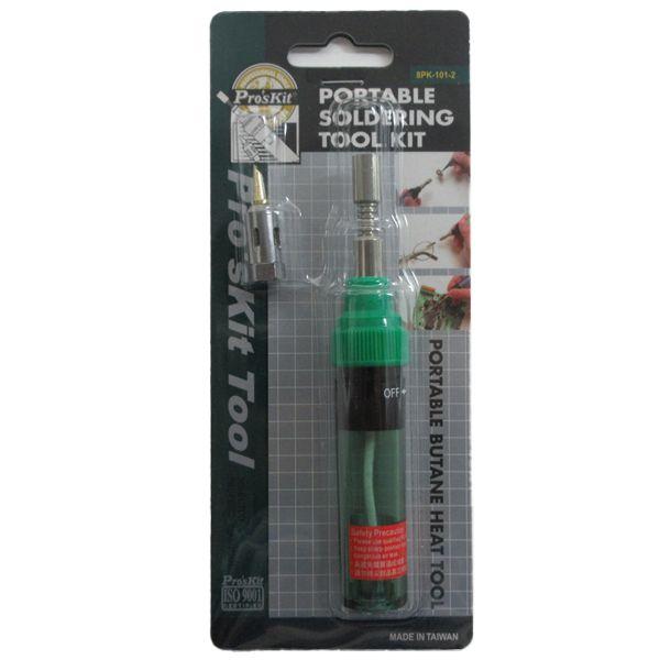 8PK1012 Kit de 3 en 1 cautín-antorcha-aire caliente a gas Proskits