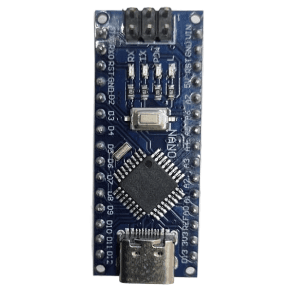 Módulo Arduino Nano Para Proyectos Compactos Con Conector Usb Tipo C Y Cable Incluido ARDNANO