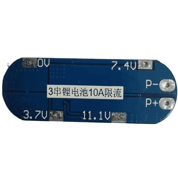 Controlador Bms Para Baterías Li Ion 3S 10A Compatible Con Celdas 18650 BMS3510A