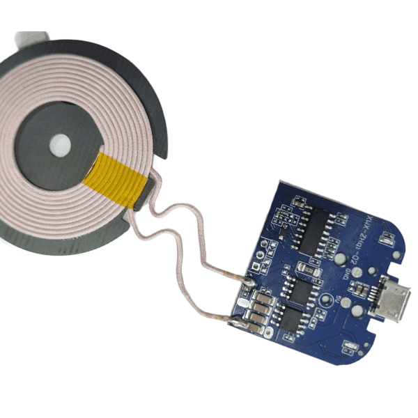 Receptor De Carga Inalámbrica Qi Con Entrada Usb Y Salida 5V 2A Para Energía Sin Contacto CARG-10W