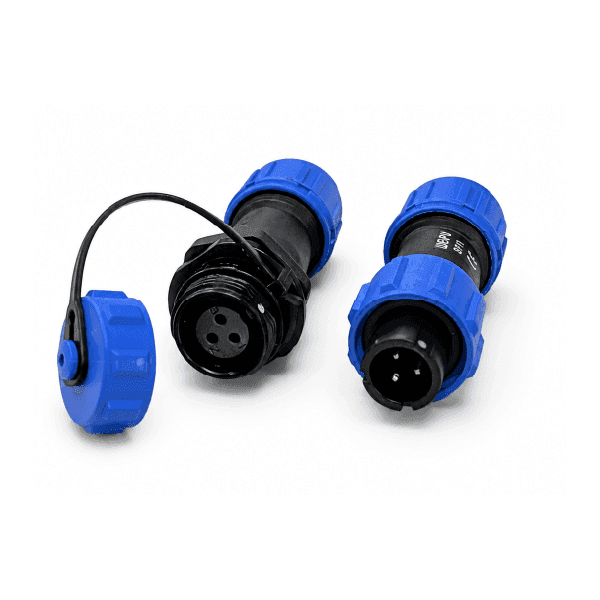 Conector Pareja Aéreo Hembra SP11 3 Pines IP68 CPA11-3HM