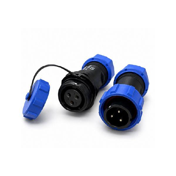Conector Pareja Aéreo Hembra SP17 3 Pines IP68 CPA17-3HM