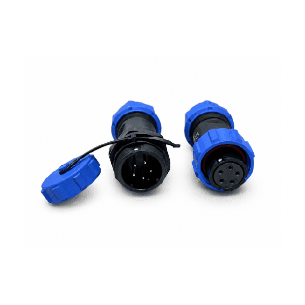 Conector Pareja Aéreo Macho SP17 5 Pines IP68 CPA17-5MH