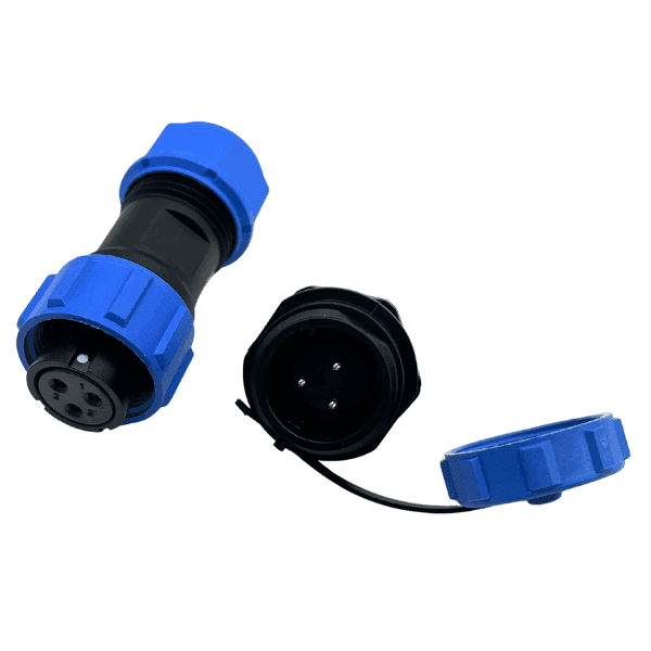 Conector Pareja Chasis Macho SP17 3 Pines IP68 CP17-3MH