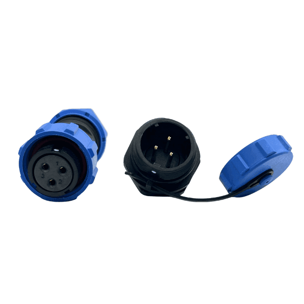 Conector Pareja Chasis Macho SP17 3 Pines IP68 CP17-3MH
