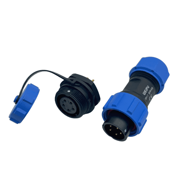 Conector Pareja Chasis Hembra SP17 5 Pines IP68 CP17-5HM