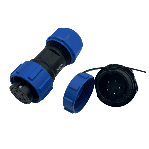 Conector Pareja Chasis Macho SP17 5 Pines IP68 CP17-5MH