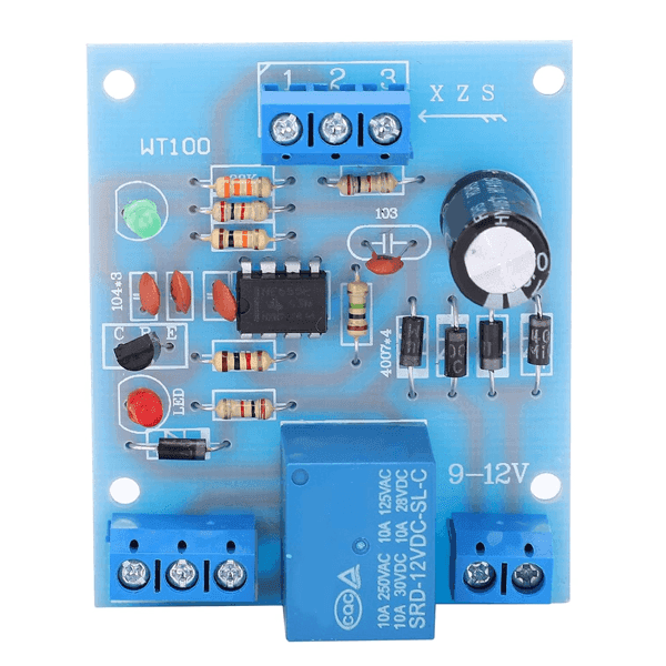 Control De Nivel De Agua Automático Con Sensor De Llenado Y Vaciado Alimentado A 12V CTRNIVEL