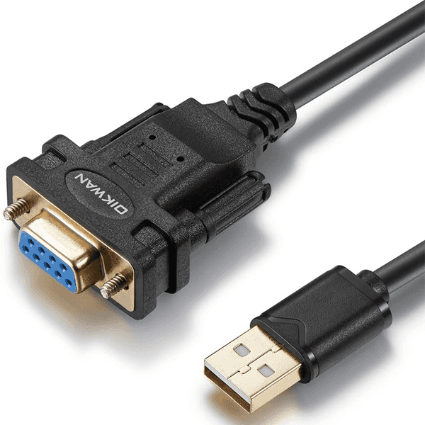 Cable USB 2.0 macho a serie RS232 hembra con chipset FTDI CUSBRS232