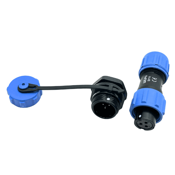 Conector Pareja Chasis Macho SP11 3 Pines IP68 CP11-3MH