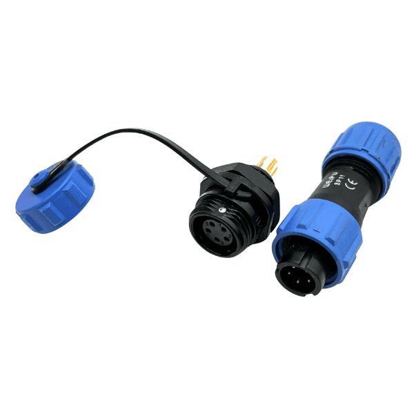 Conector Pareja Chasis Hembra SP11 5 Pines IP68 CP11-5HM