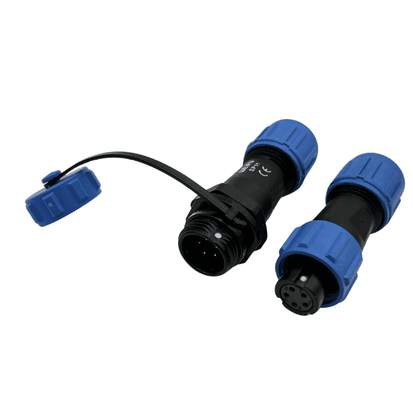 Conector Pareja Aéreo Macho SP11 5 Pines IP68 CPA11-5MH