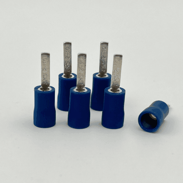 Terminal Tipo Pin Plana Aislada Awg16-14 Azul DBV2-10