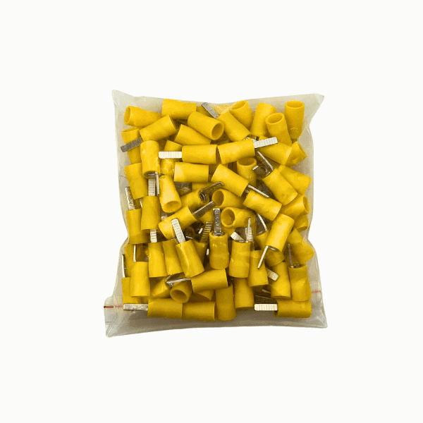 Terminal Tipo Pin Plana Aislada Awg12-10 Amarillo DBV5-10
