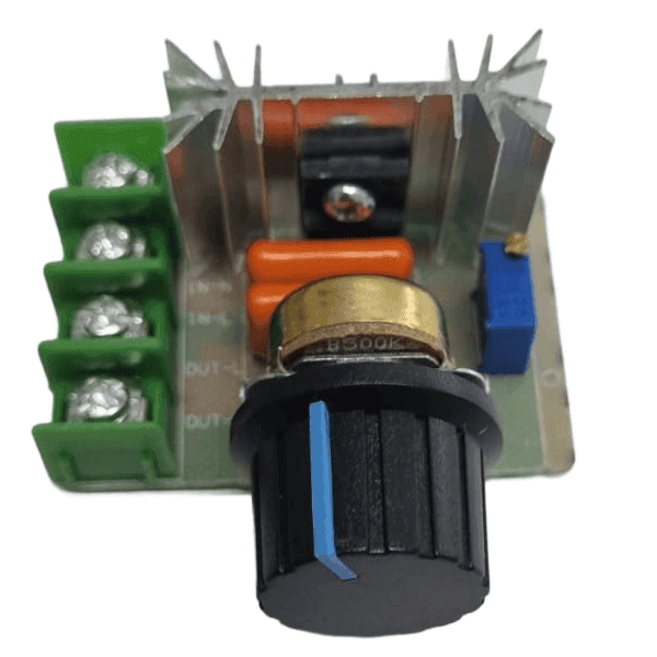Regulador Scr De 2000W Para Control De Velocidad Y Potencia En Dispositivos Ac DIM2KW