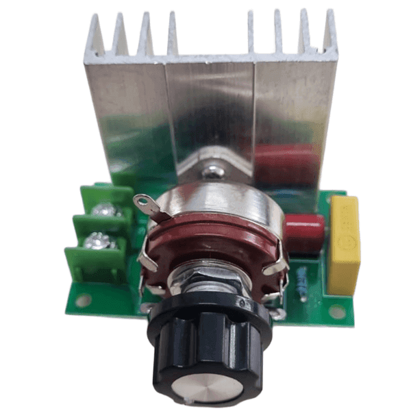 Regulador Scr Electrónico De 4000W Para Ajuste De Voltaje En Cargas Resistivas Con Entrada Ac DIM4KW