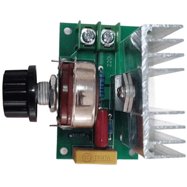 Regulador Scr Electrónico De 4000W Para Ajuste De Voltaje En Cargas Resistivas Con Entrada Ac DIM4KW