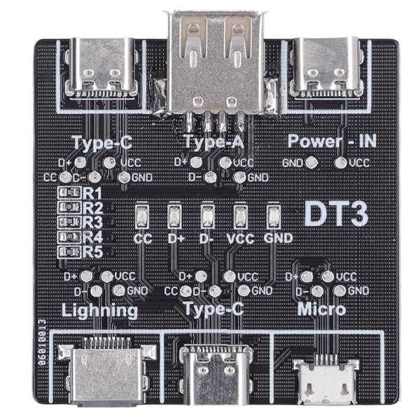 Probador De Conectividad Usb Multifunción Para Cables Con Cortocircuito Y Transferencia De Datos DT3USB