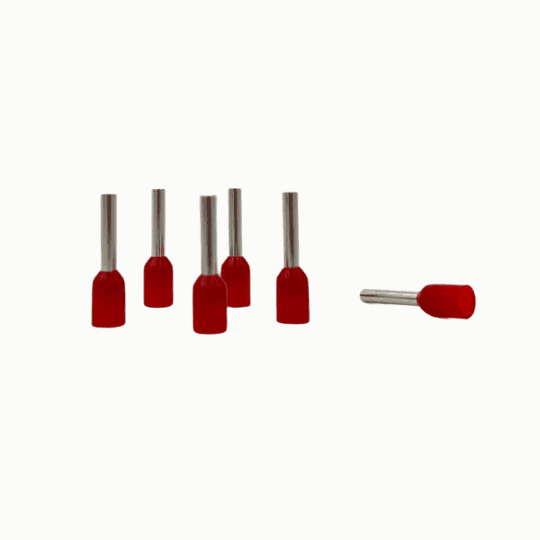 Terminal Ferrule Pin Aislada Rojo 1.5mm² E1510