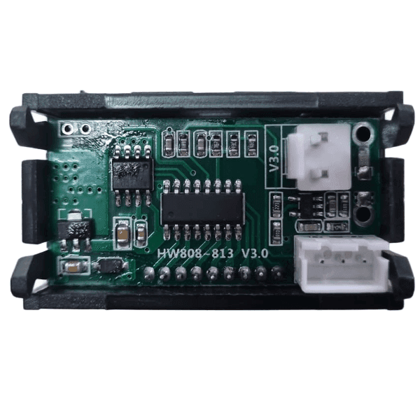Medidor Digital De Panel Para Corriente Alta Con Pantalla Lcd Azul Rojo Hasta 100A IDDAV100A