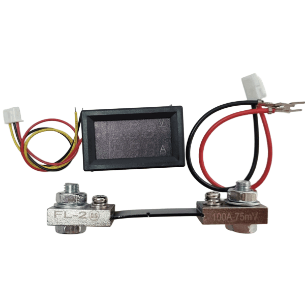 Medidor Digital De Panel Para Corriente Alta Con Pantalla Lcd Azul Rojo Hasta 100A IDDAV100A