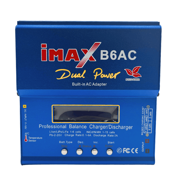 Cargador De Baterías IMAX B6AC 80W Actualizado Con Funciones Múltiples De Carga IMAXB6