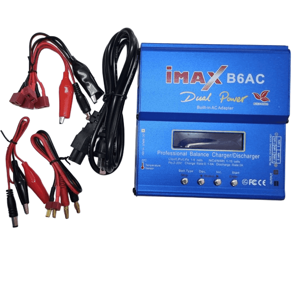 Cargador De Baterías IMAX B6AC 80W Actualizado Con Funciones Múltiples De Carga IMAXB6