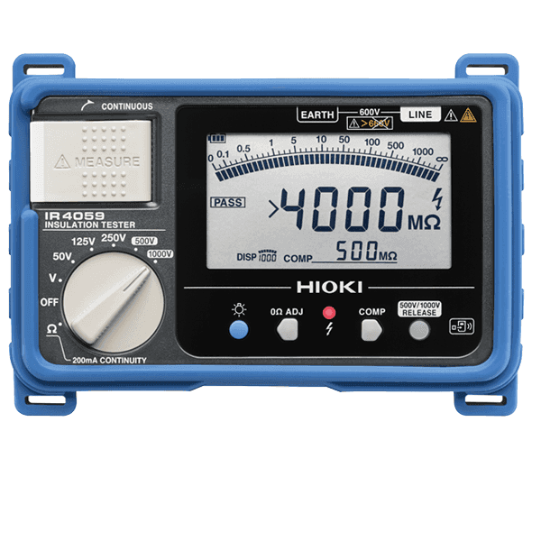Medidor de Resistencia de Aislamiento Hioki IR4059
