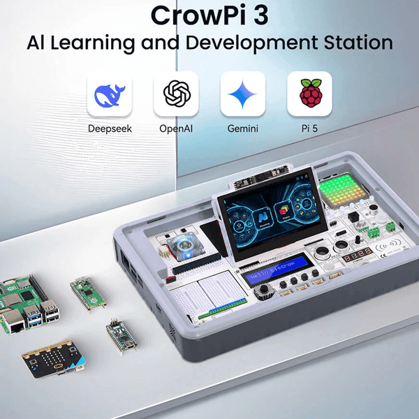 Kit De Inicio Con RaspberryPI5 con Pantalla  KITEDRAS5